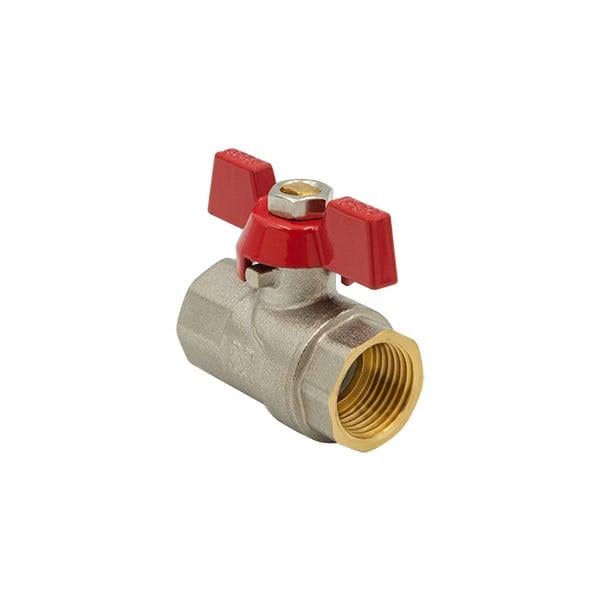 Кран шаровой Raftec PN40 CBB-01 ВВ 1/2" Red (51507)