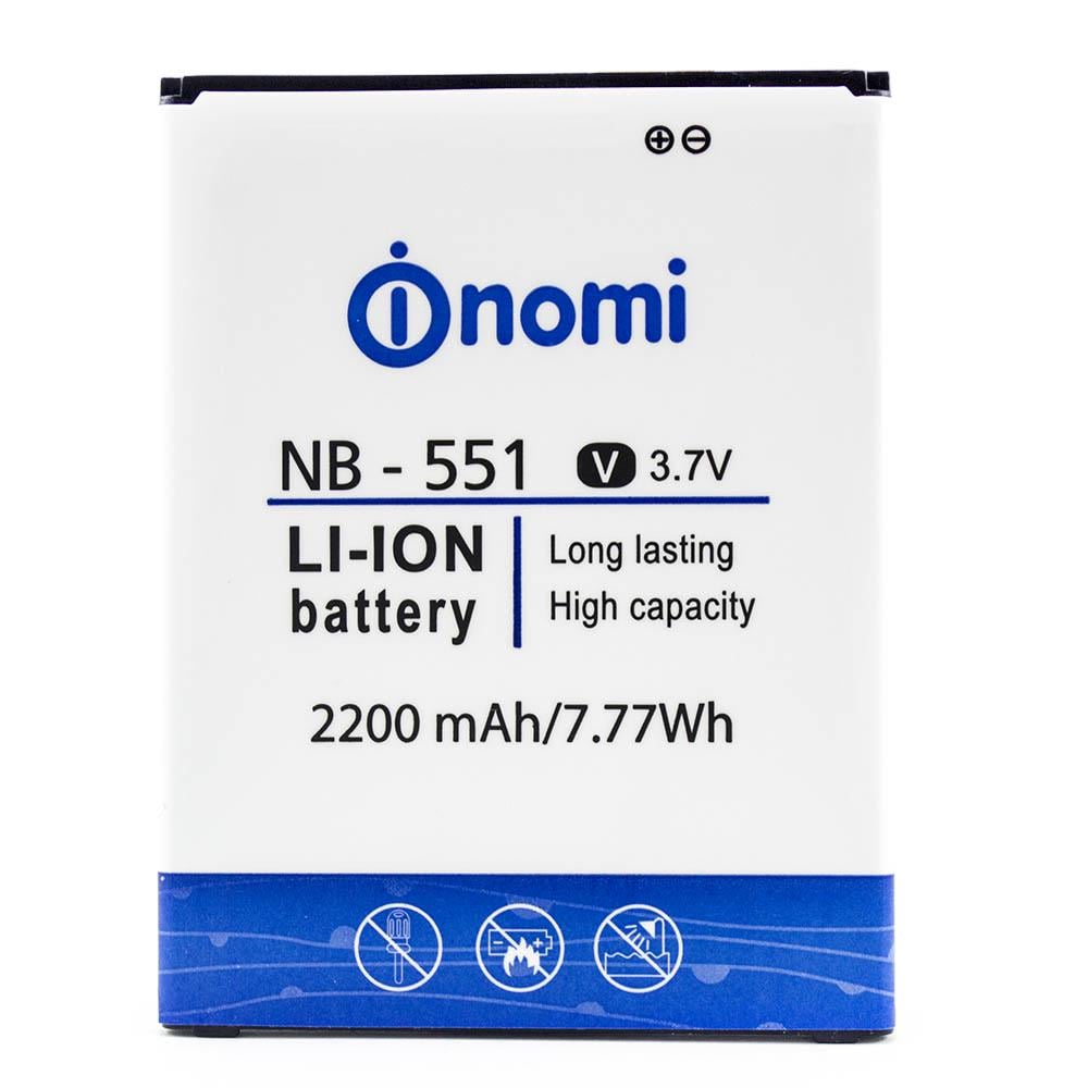 Аккумулятор для Nomi NB-551-i551 Wave