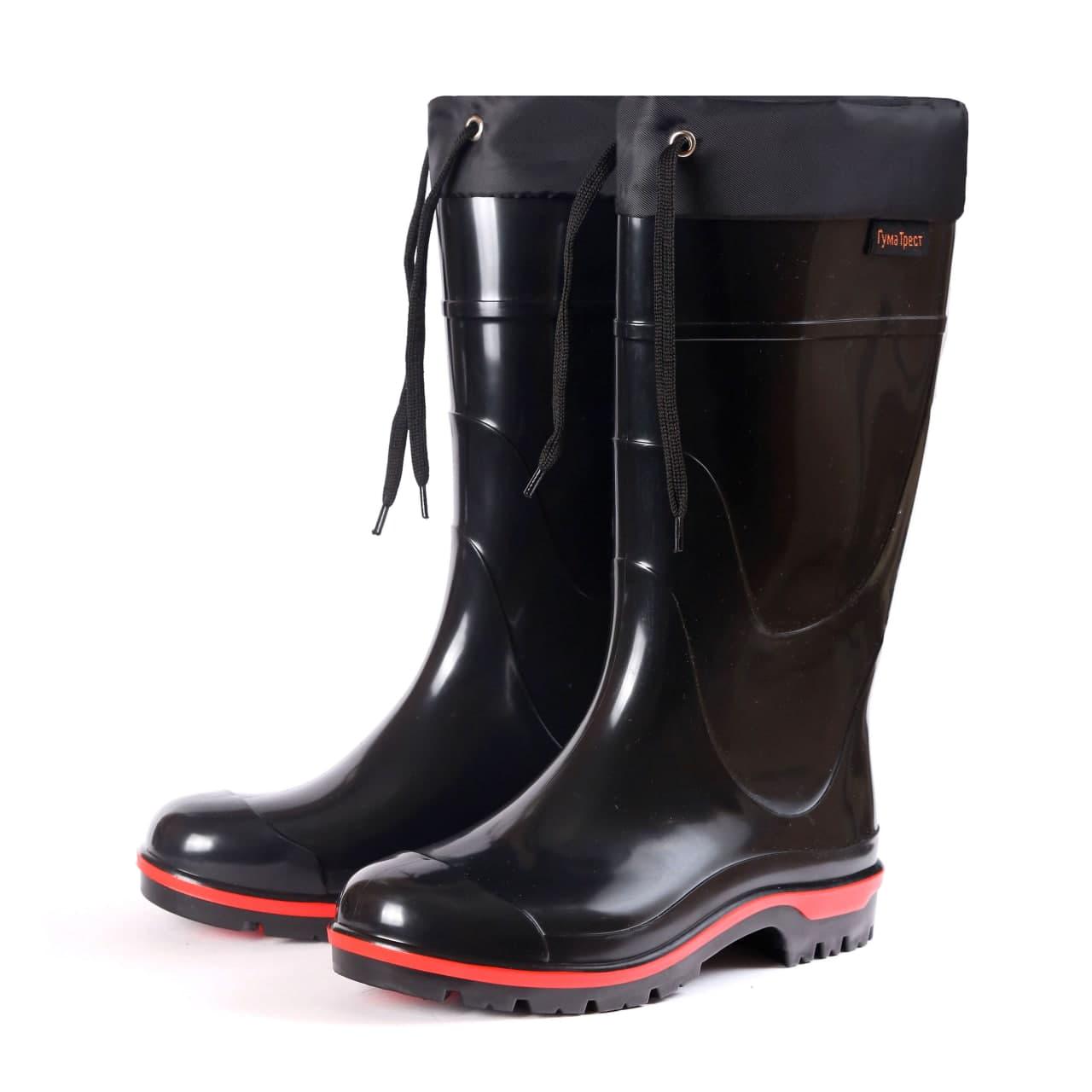 Сапоги женские утепленные с манжетой и вставкой М-02 УММ Гума Трест р. 38 Черный (М-02 УММ38)