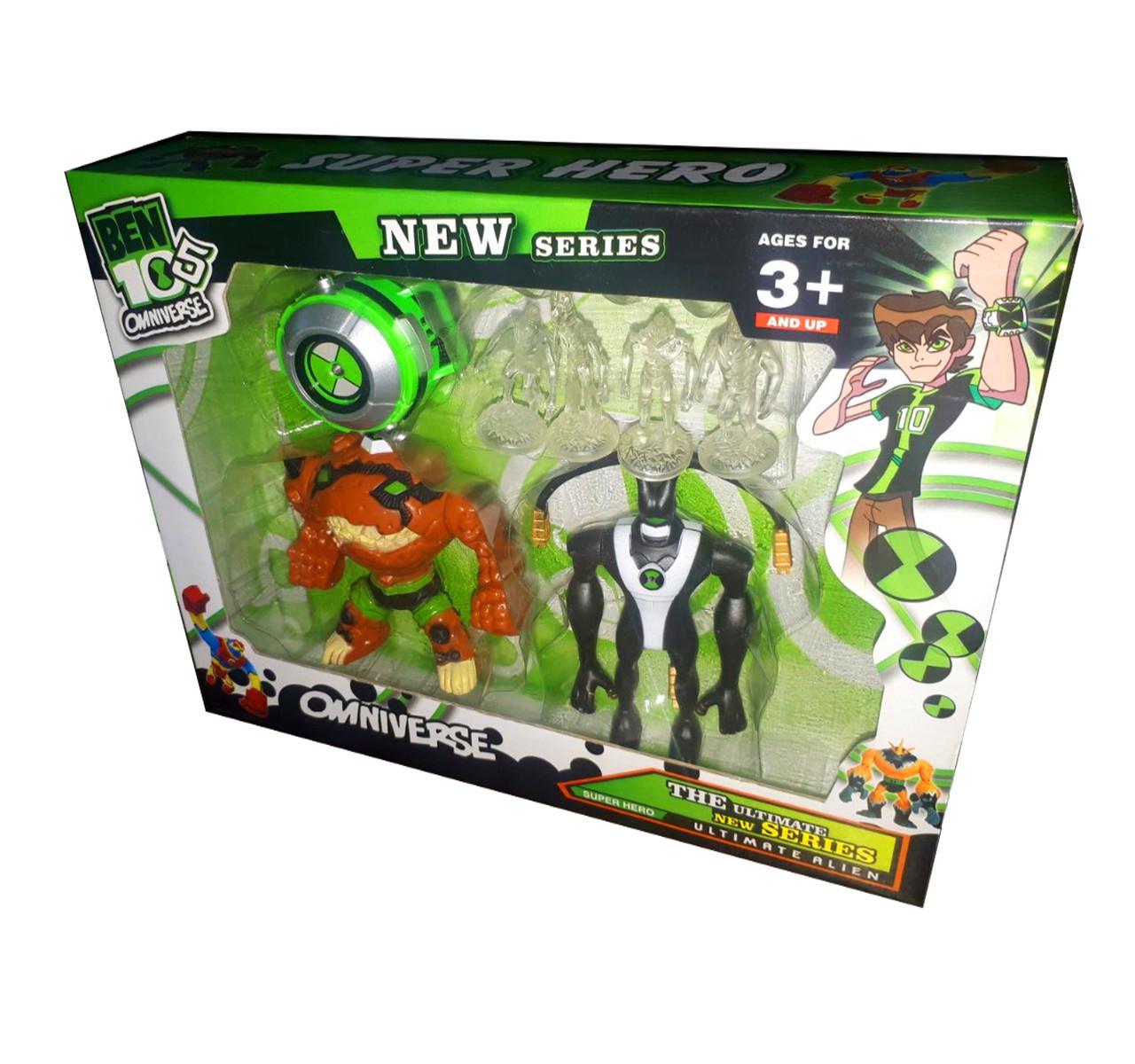 Набор фигурок Ben 10 часами Бен Тен (WF10)