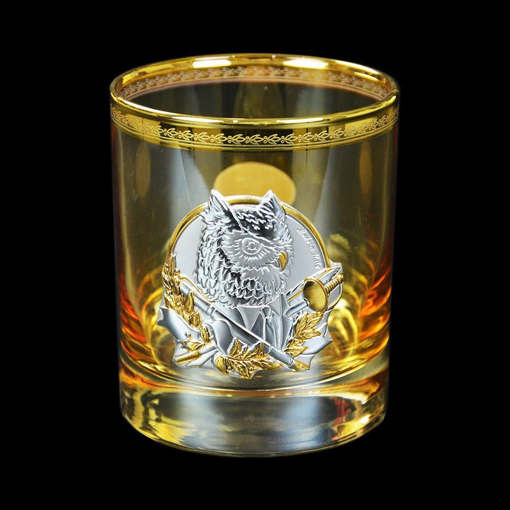 Набір склянок для віскі Boss Crystal Leader Gold зі срібними/золотими/платиновими накладками (BCR6Gart) - фото 7 Набір склянок для віскі Boss Crystal Leader Gold зі срібними/золотими/платиновими накладками (BCR6Gart) - фото 7