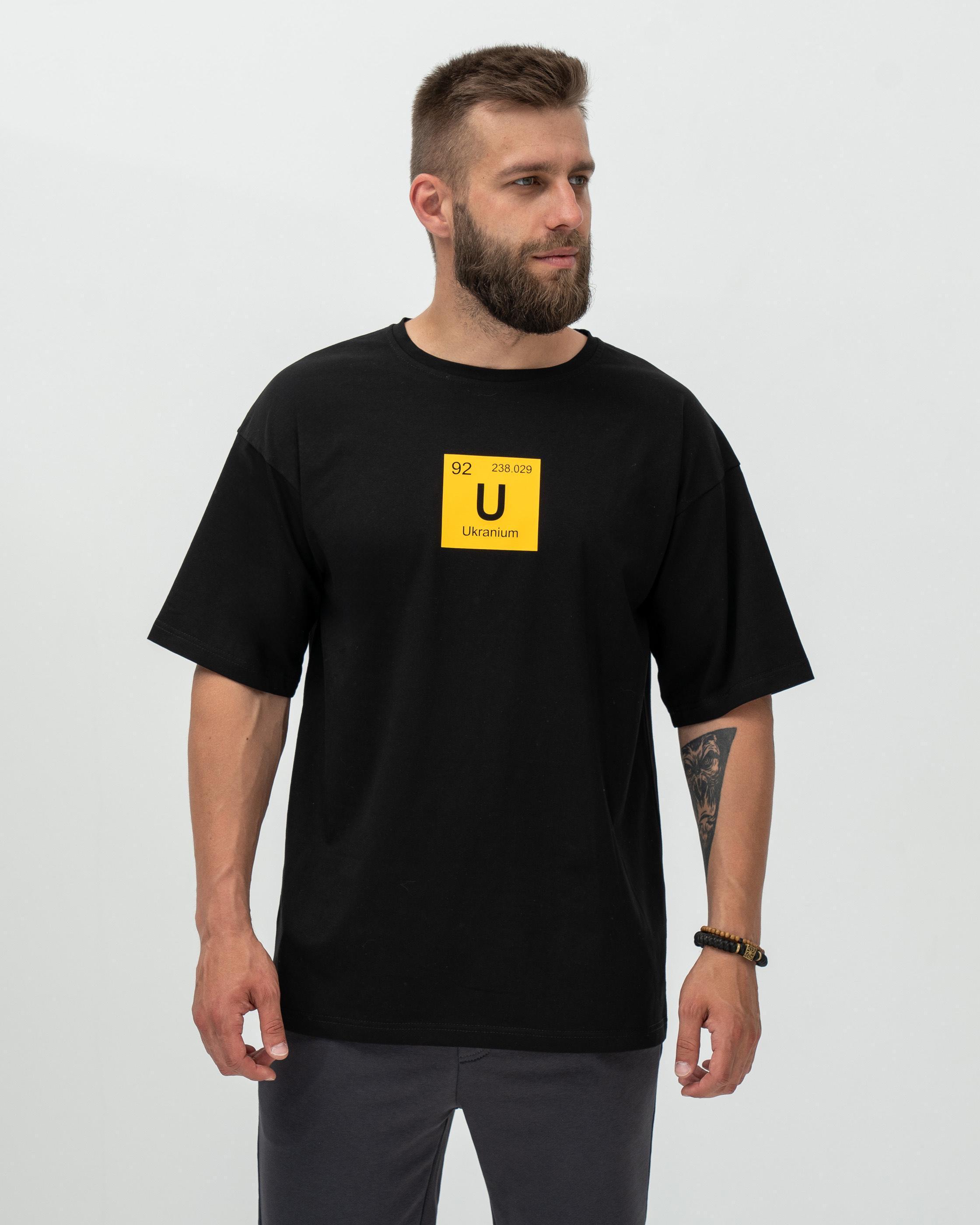 Футболка Red and Dog Oversize Ukranium XL Black