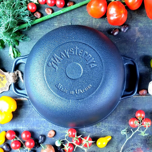 Казан чавунний Майстерня алюмінієва кришка 3 л (2387757824) - фото 3 Казан чавунний Майстерня алюмінієва кришка 3 л (2387757824) - фото 3