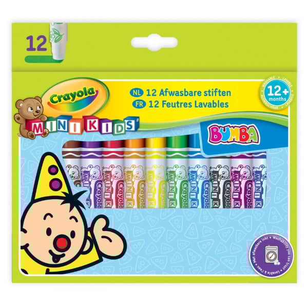 "Мої перші фломастери" Mini Kids Crayola washable 12 шт. "Мої перші фломастери" Mini Kids Crayola washable 12 шт.