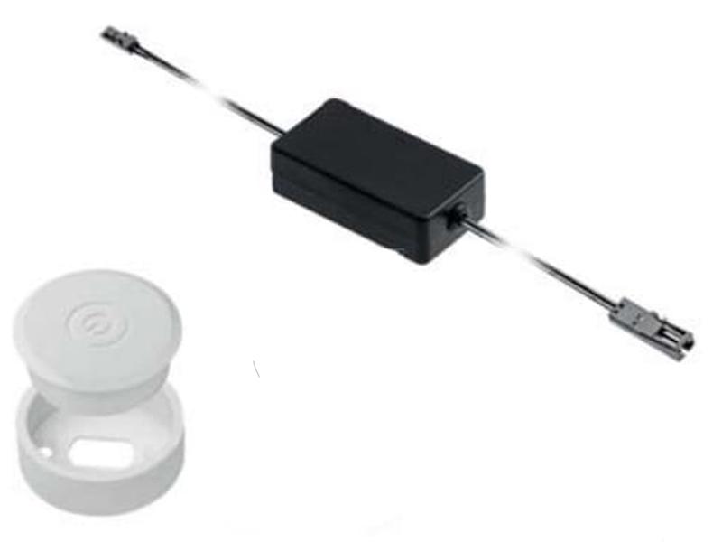 Выключатель сенсорный GTV ON/OFF беспроводной 12V 60W Белый (5123)