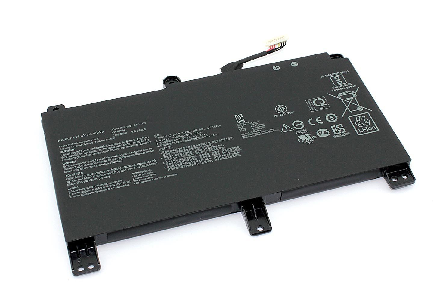 Аккумулятор для ноутбука Asus B31N1726-1 TUF Gaming A15 FA506 11.4V Black 4110mAh OEM