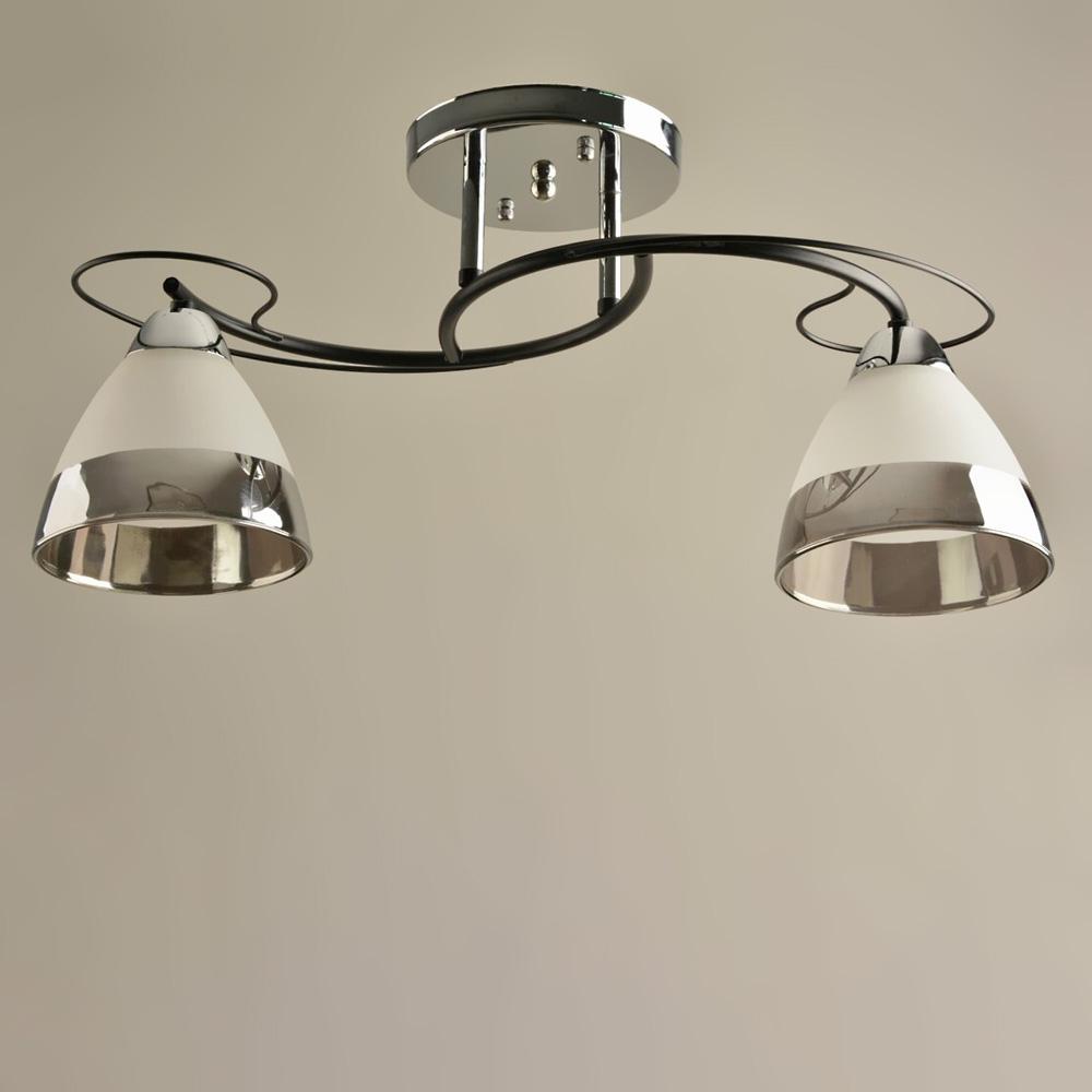 Люстра потолочная Lighthouse SRS-19857/2 Хром/Черный/Белый