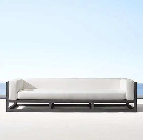 Диван лаунж в стиле Loft Белый (NS-877-T)