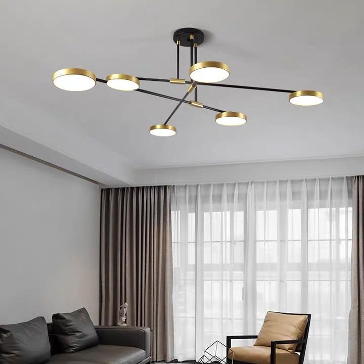 Люстра Oblivion LED 130x45 Black/Gold (9317649)