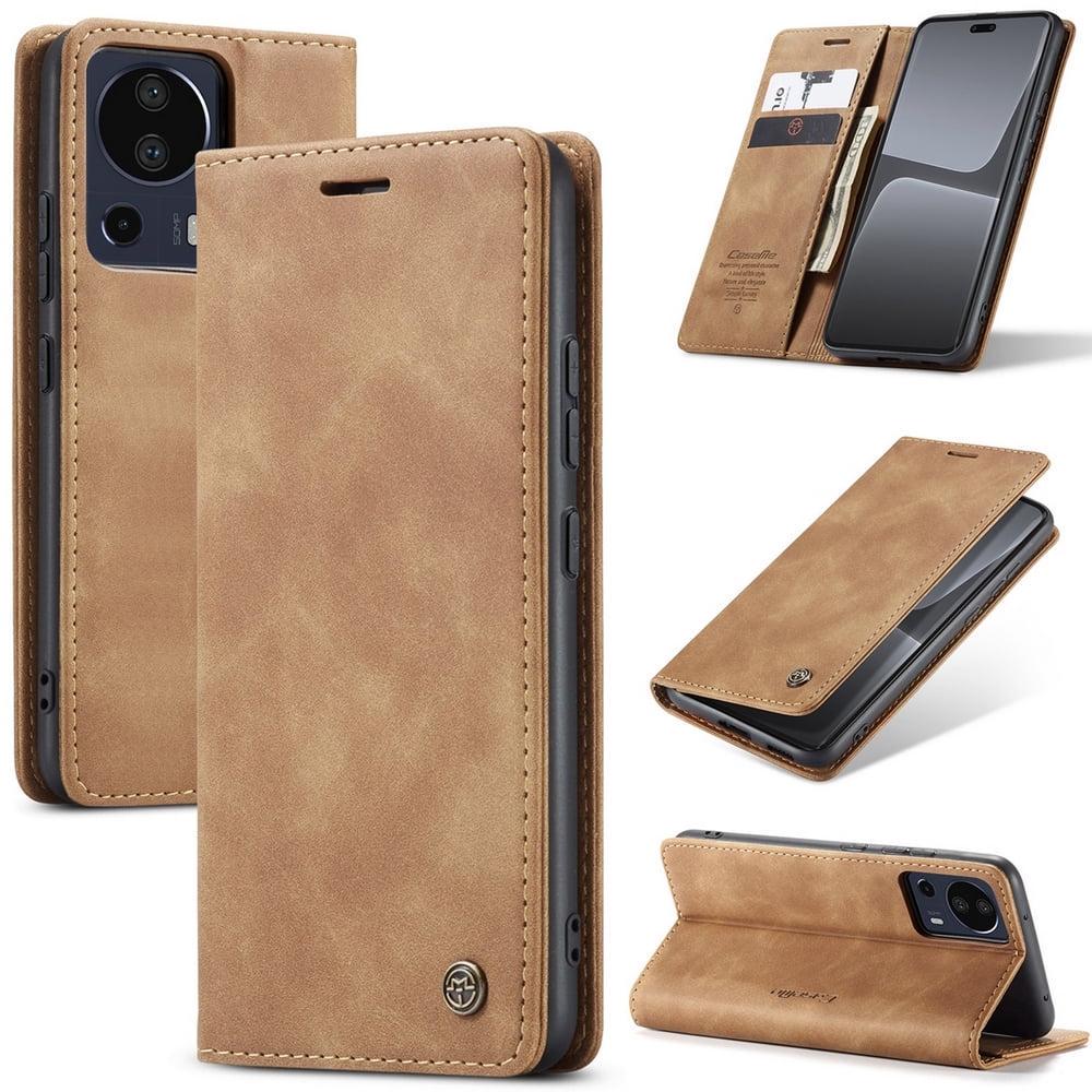 Чехол книжка с магнитом Xiaomi 13 Lite CaseMe Brown (38329-30) Чехол книжка с магнитом Xiaomi 13 Lite CaseMe Brown (38329-30)
