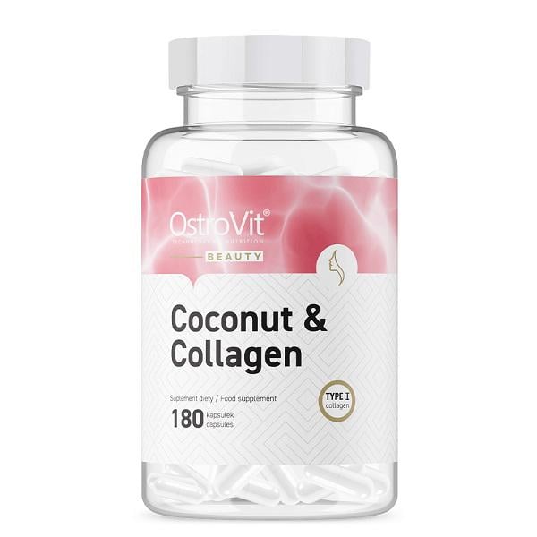 Хондропротектор для спорту OstroVit Coconut & Collagen 180 капс. (000020805)