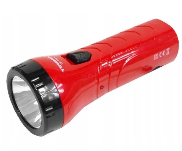 Фонарь аккумуляторный LED Tiross TS-1124N 0.5 Вт с зарядным устройством