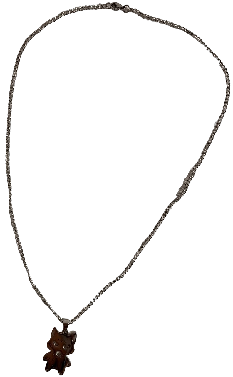 Кулон с цепочкой Genshin Impact Лунный Кот Скарамучча (48486)