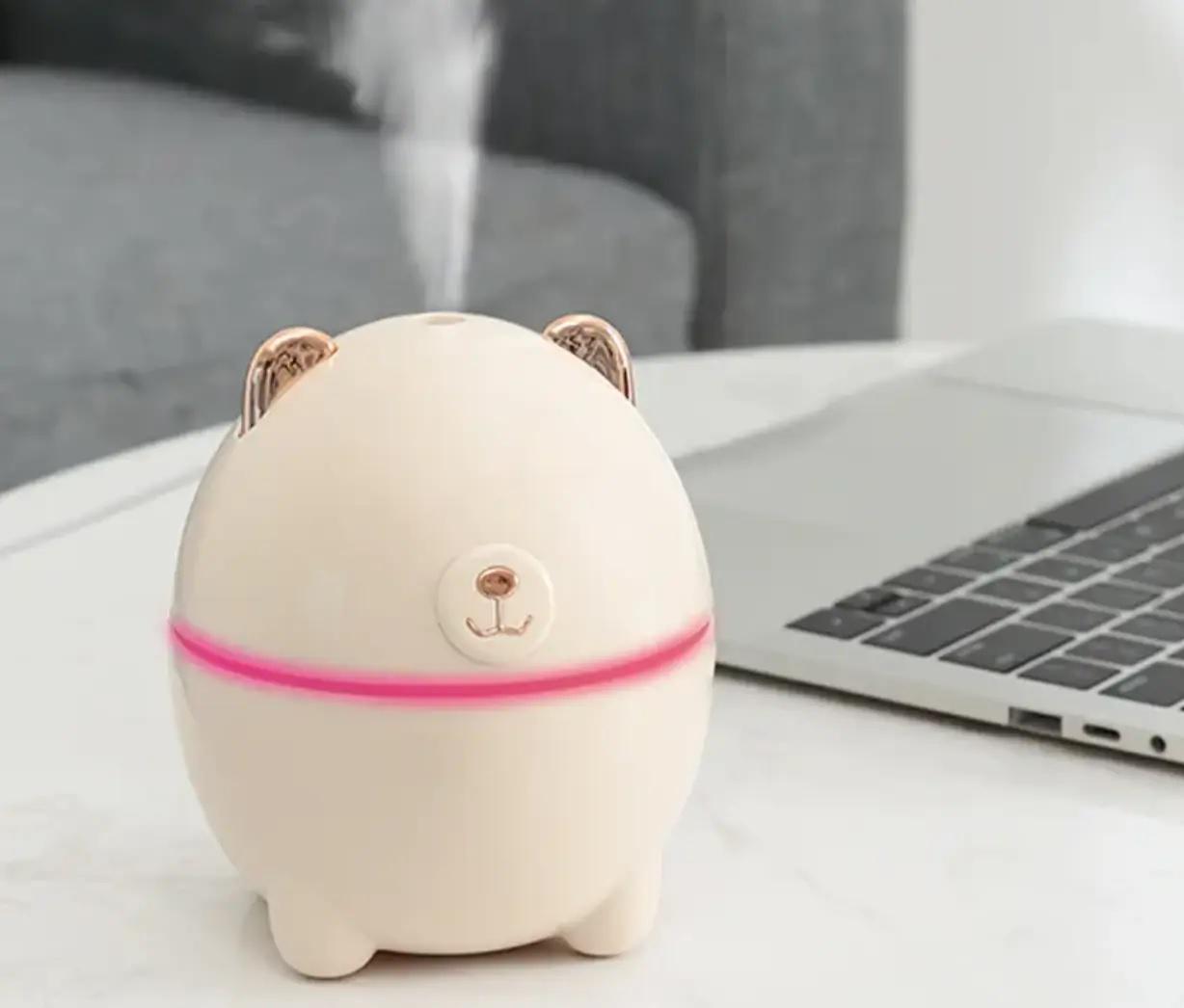 Увлажнитель воздуха-ночник Humidifier Polar Bear USB 5 В 220 мл Бежевый (MS-14640) - фото 3