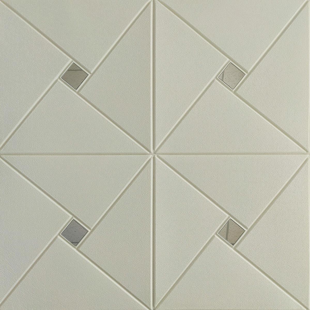 3D-панель самоклеящаяся настенно-потолочная Зеркало 700х700х6,5 мм (SW-00000183)