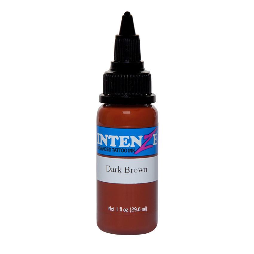 Тату краска Intenze Dark Brown 30 мл