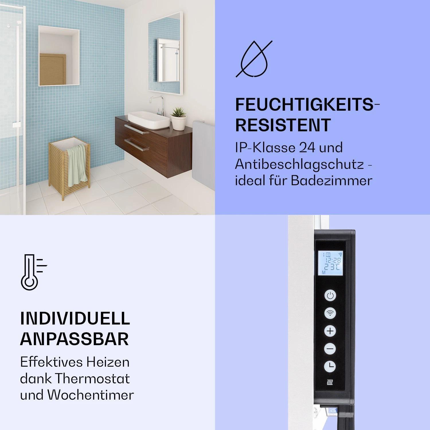 Инфракрасный обогреватель зеркало KLARSTEIN La Palma 1000 (10039836) - фото 4