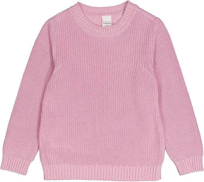Светр дитячий в'язаний для дівчинки Green Cotton 110 см Рожевий (25111273)