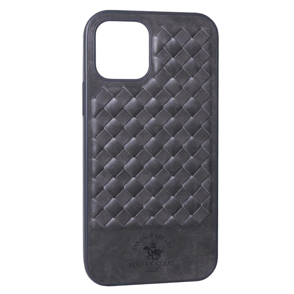 Чохол для Apple iPhone 12 Mini Polo Ravel Leather Series Gun Grey