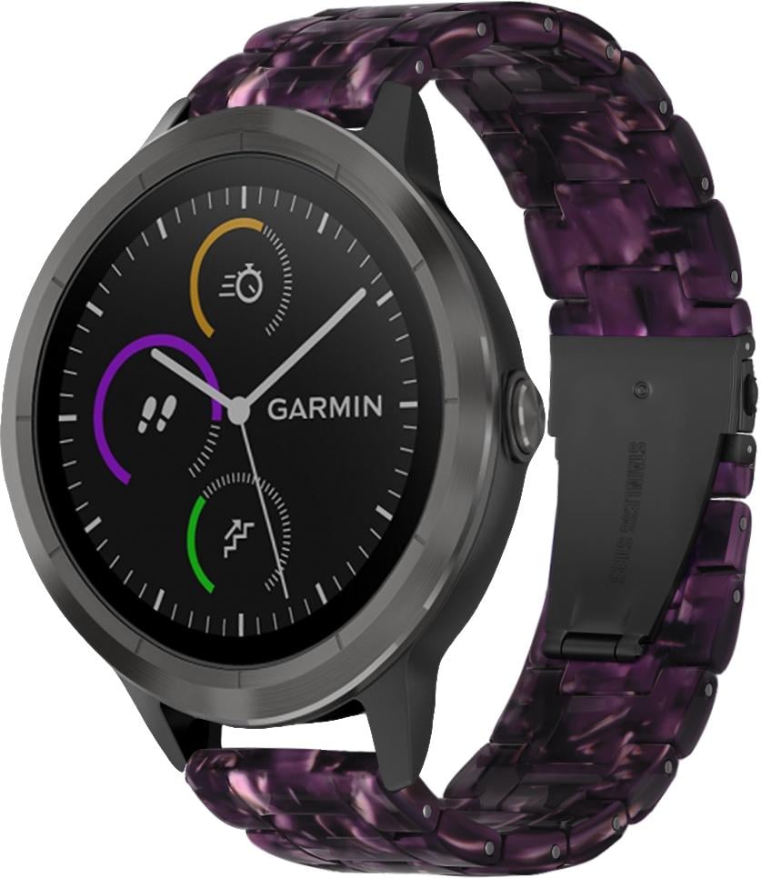 Ремінець із Cмоли Resin для Garmin Vivoactive 3 Violet (28796-2F)