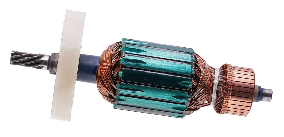Якорь VJ Parts для торцовочной пилы Topex 1800W 200х54 8-з лево (як1934)
