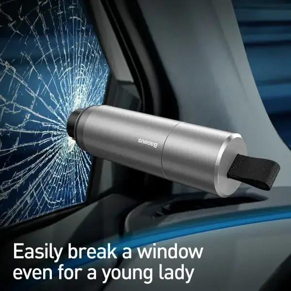 Молоток автомобільний BASEUS Sharp Tool Safety Hammer CRSFH-0S Silver - фото 9