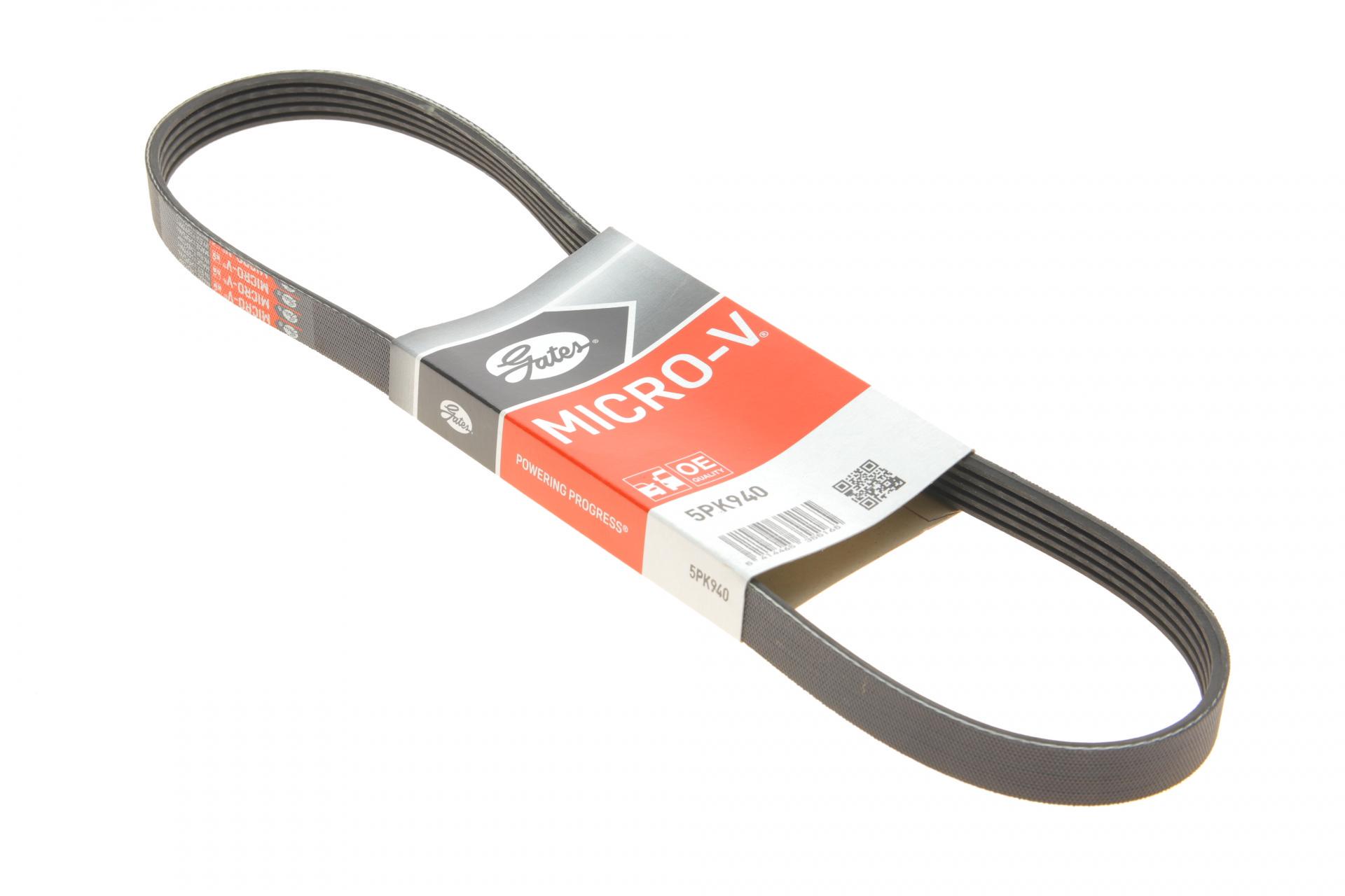 Ремень генератора GATES для Fiat Ducato 1.9D 94-/Doblo 1.6 16V 01 (5PK940)