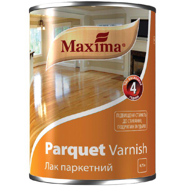 ᐉ Лак паркетный Maxima алкидно уретановый 075 л 000007087 • Купить в Киеве Украине • Лучшая 2463