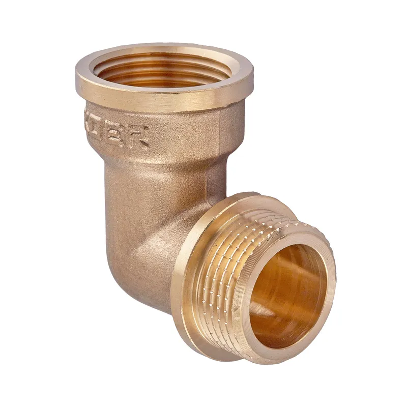 Угол KOER KF.L10MF.WN MF резьбовой латунный внутренний-наружный 1" (OL-KR5577)