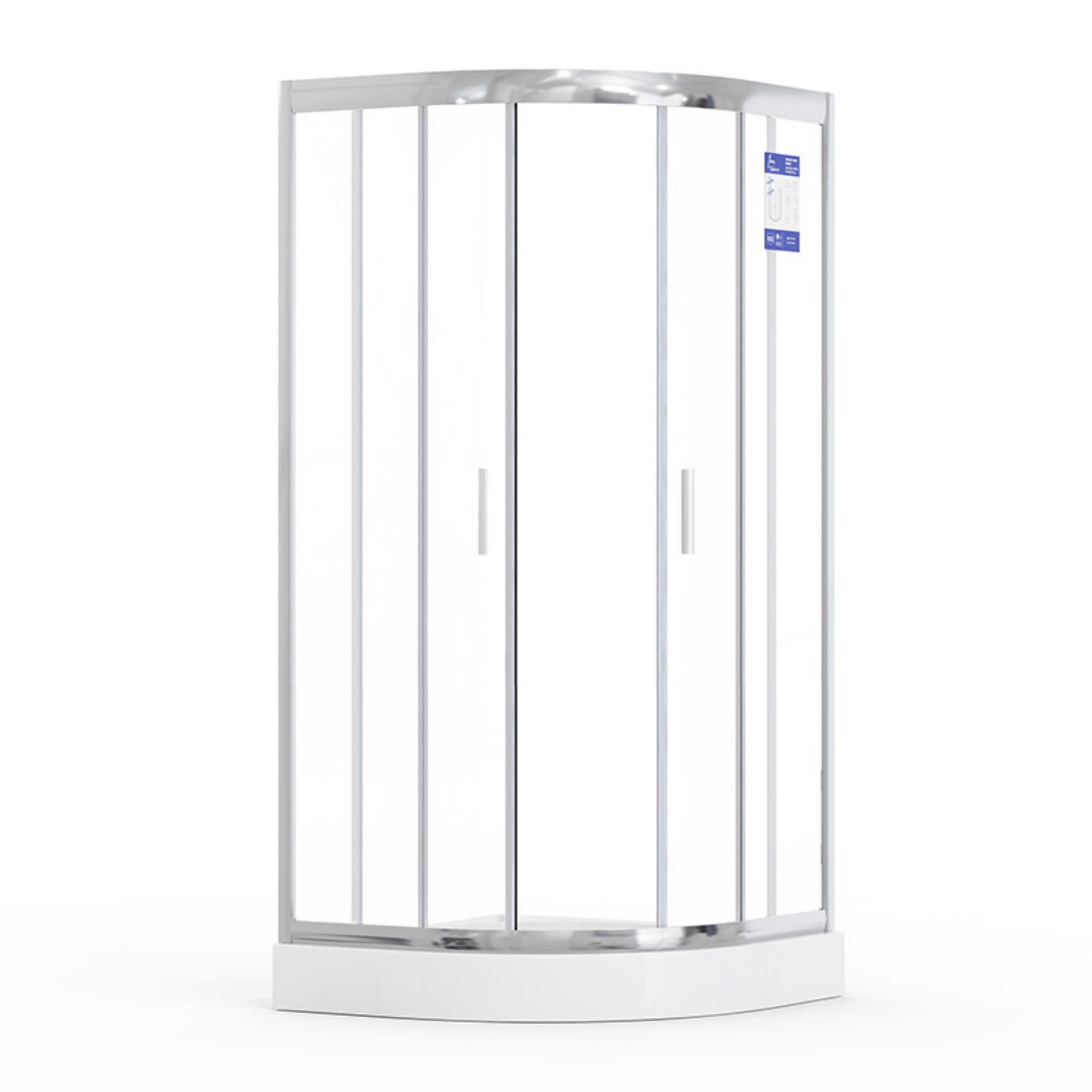 Душевая кабина Britc Lira 198,5x90x90 стекло 6 мм с поддоном Сатин (TU-24874)