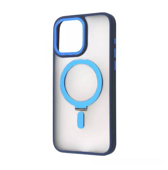 Чехол-накладка для телефона WAVE Premium Attraction Case with Magnetic Ring - iPhone 15 Pro Max blue (540620004)