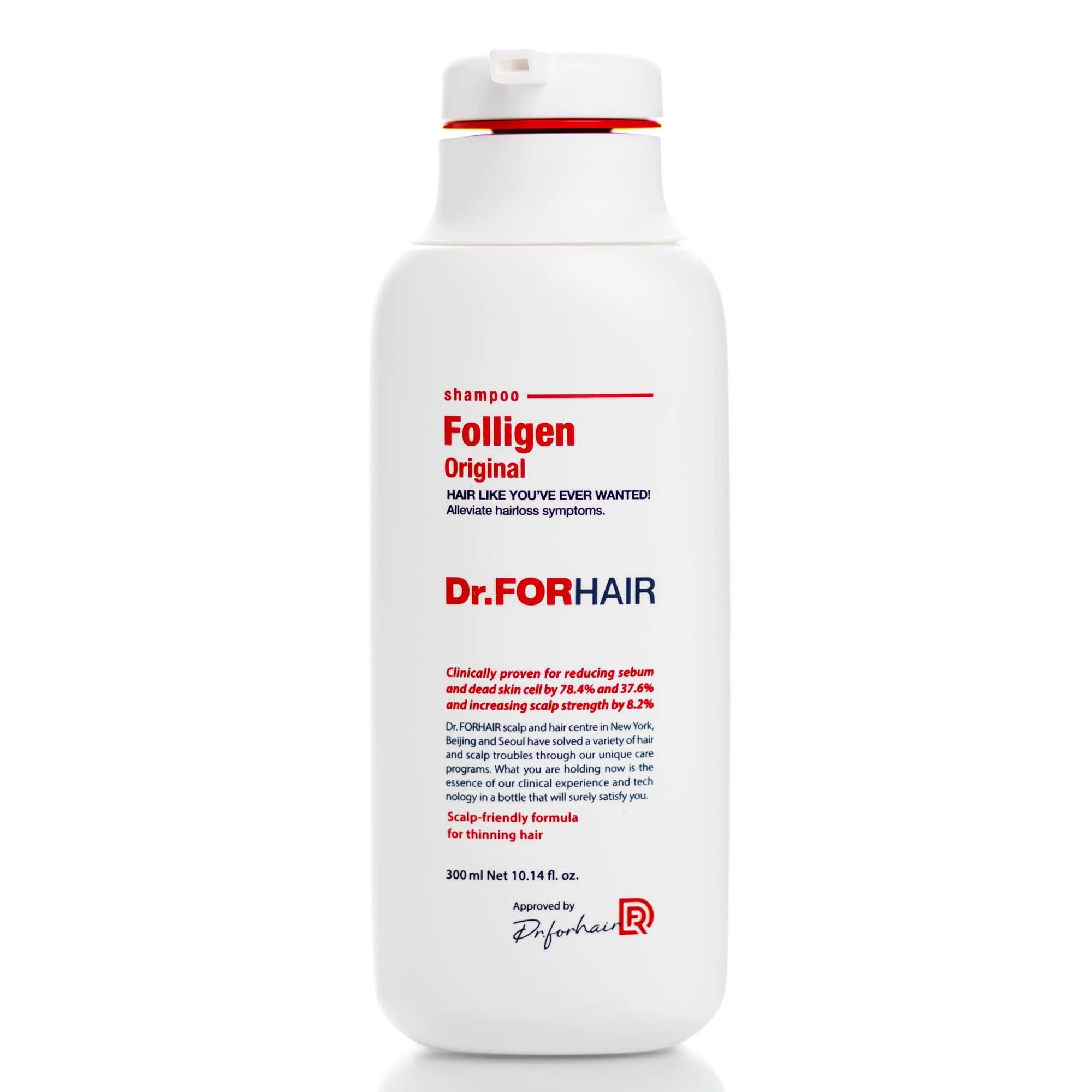 Укрепляющий шампунь против выпадения волос Dr.FORHAIR Folligen Shampoo 300 мл