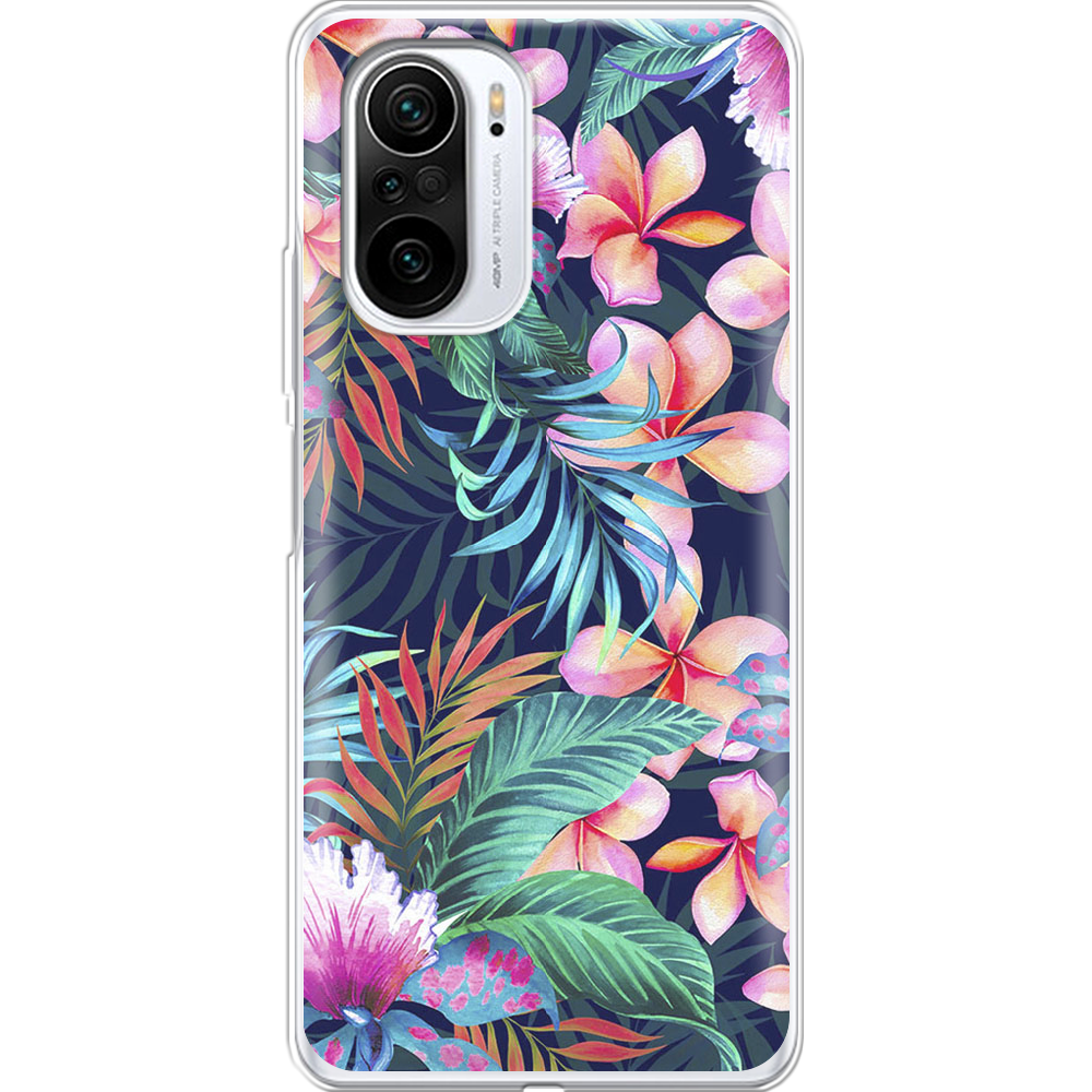 Чохол Boxface Xiaomi Mi 11i flowers in the tropics Прозорий силікон (42102-up1971-42102)