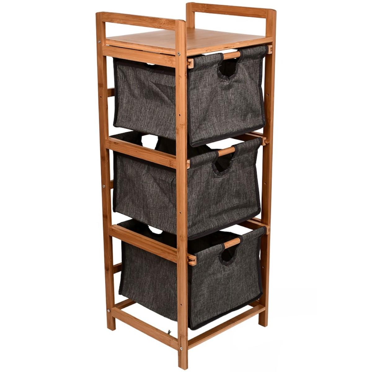 Этажерка напольная Modern Home 3 яруса 34х32х91 см (R35236)