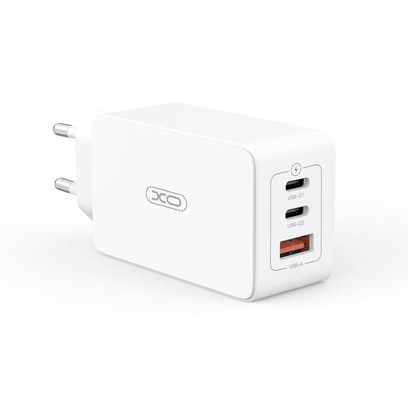 Сетевое зарядное устройство XO CE13 GaN 65W Белый (XO-CE13)