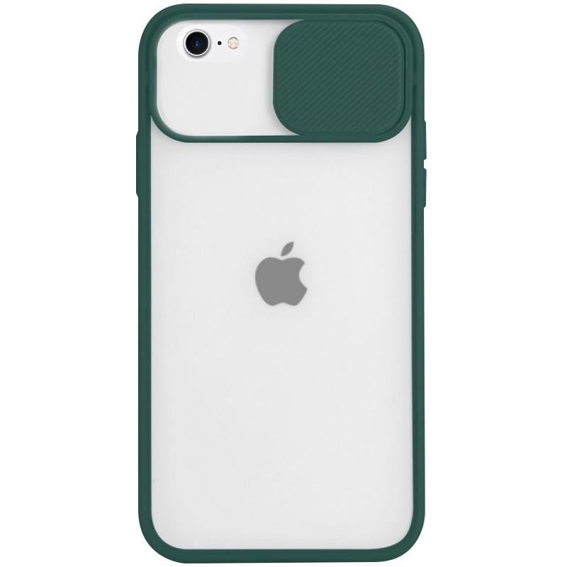 Чехол Camshield mate TPU со шторкой для камеры для iPhone 7/8 Plus Зеленый