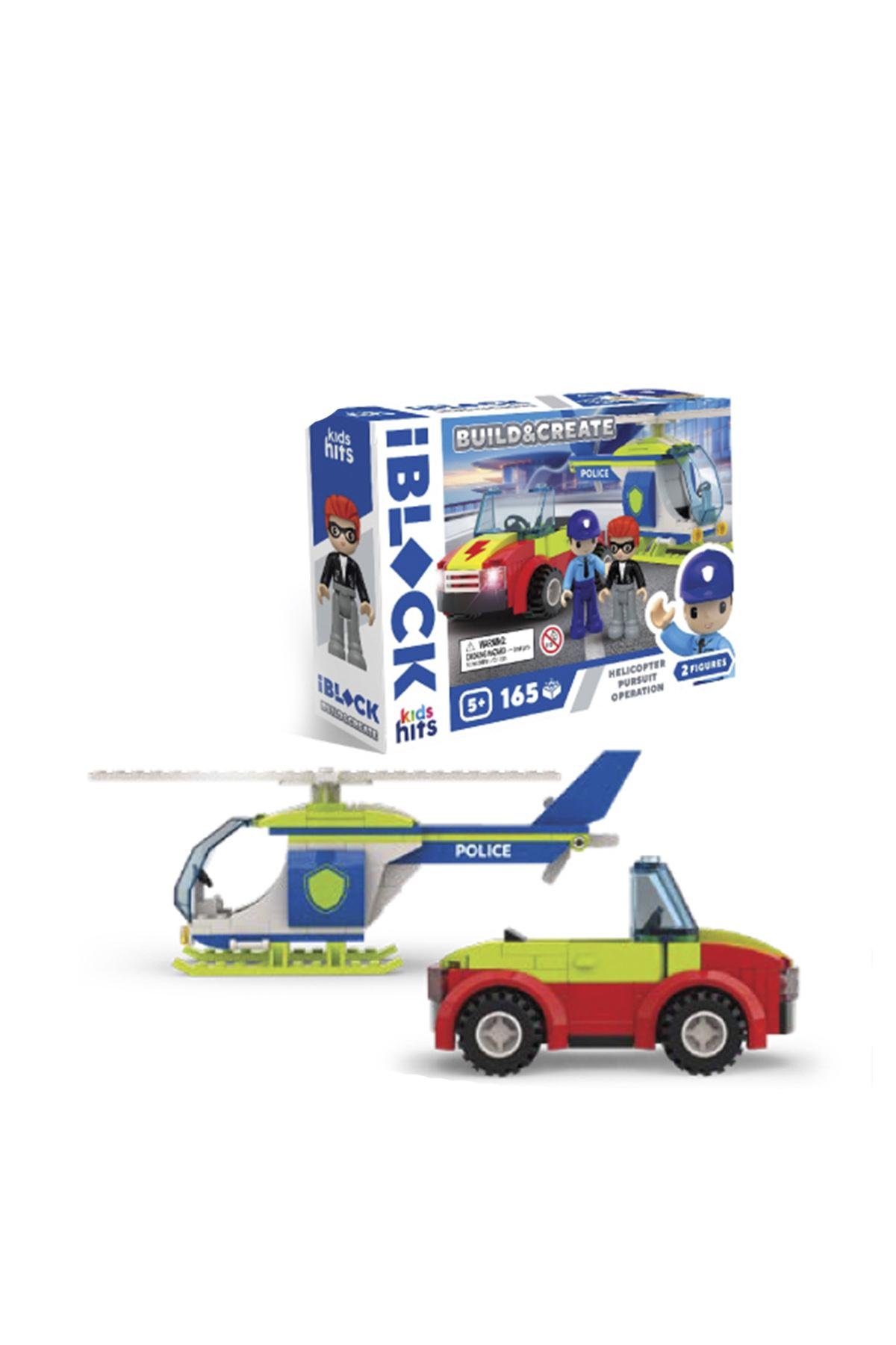 Конструктор Kids hits IBLOCK JUNIOR Helicopter Pursuit Operation колір Різнокольоровий (ЦБ-00265700)