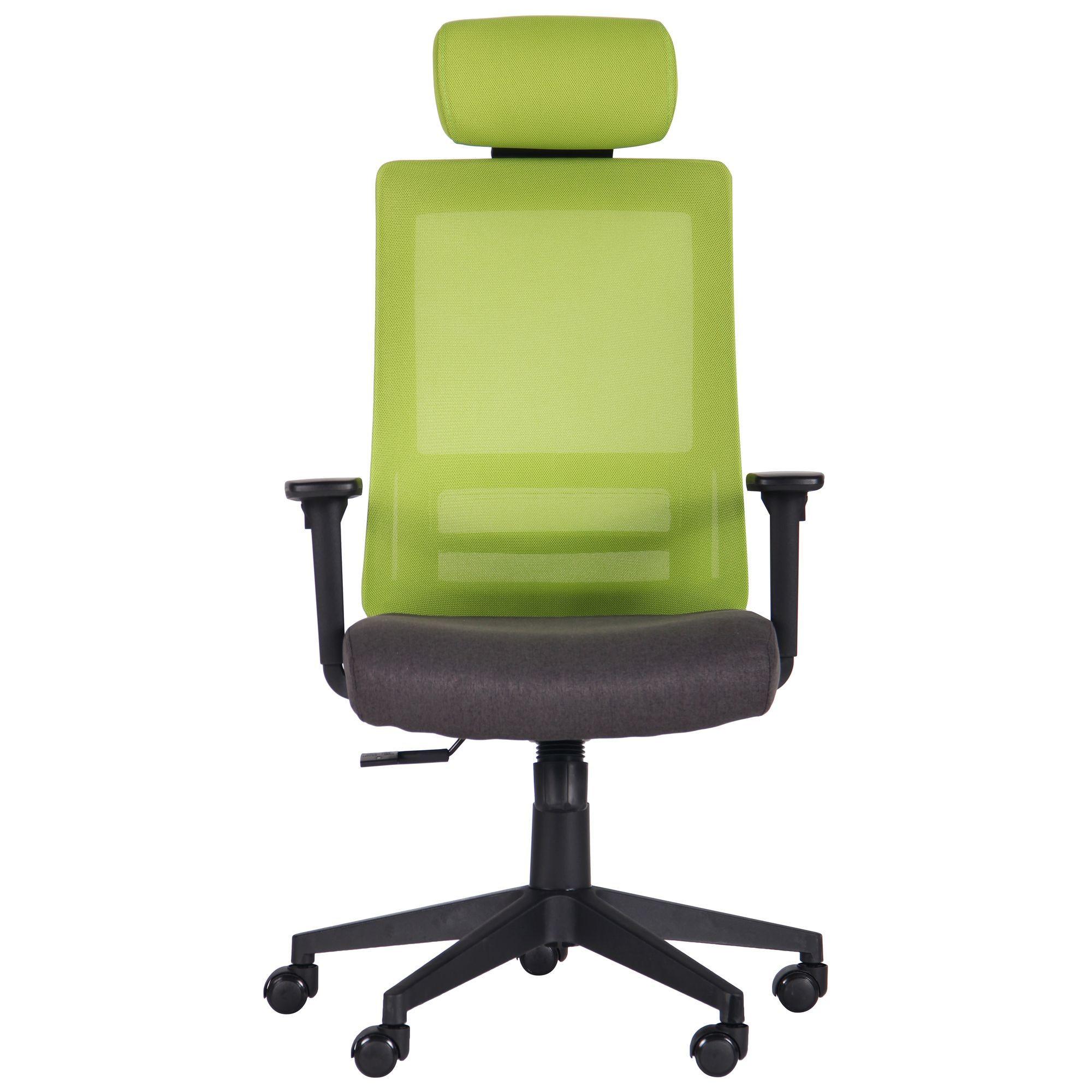 Кресло компьютерное AMF Holding Scrum 1180+100х640х630 Черный/лайм - фото 3