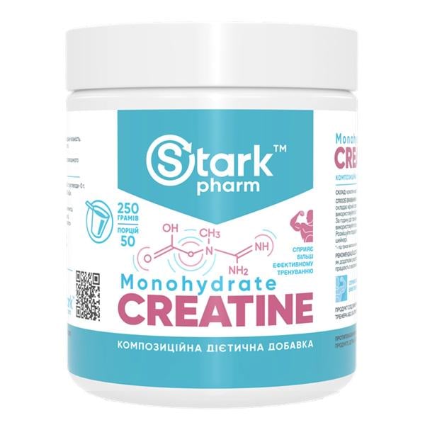 Креатин моногидрат Stark Pharm Creatine 250 г 50 порций Unflavored