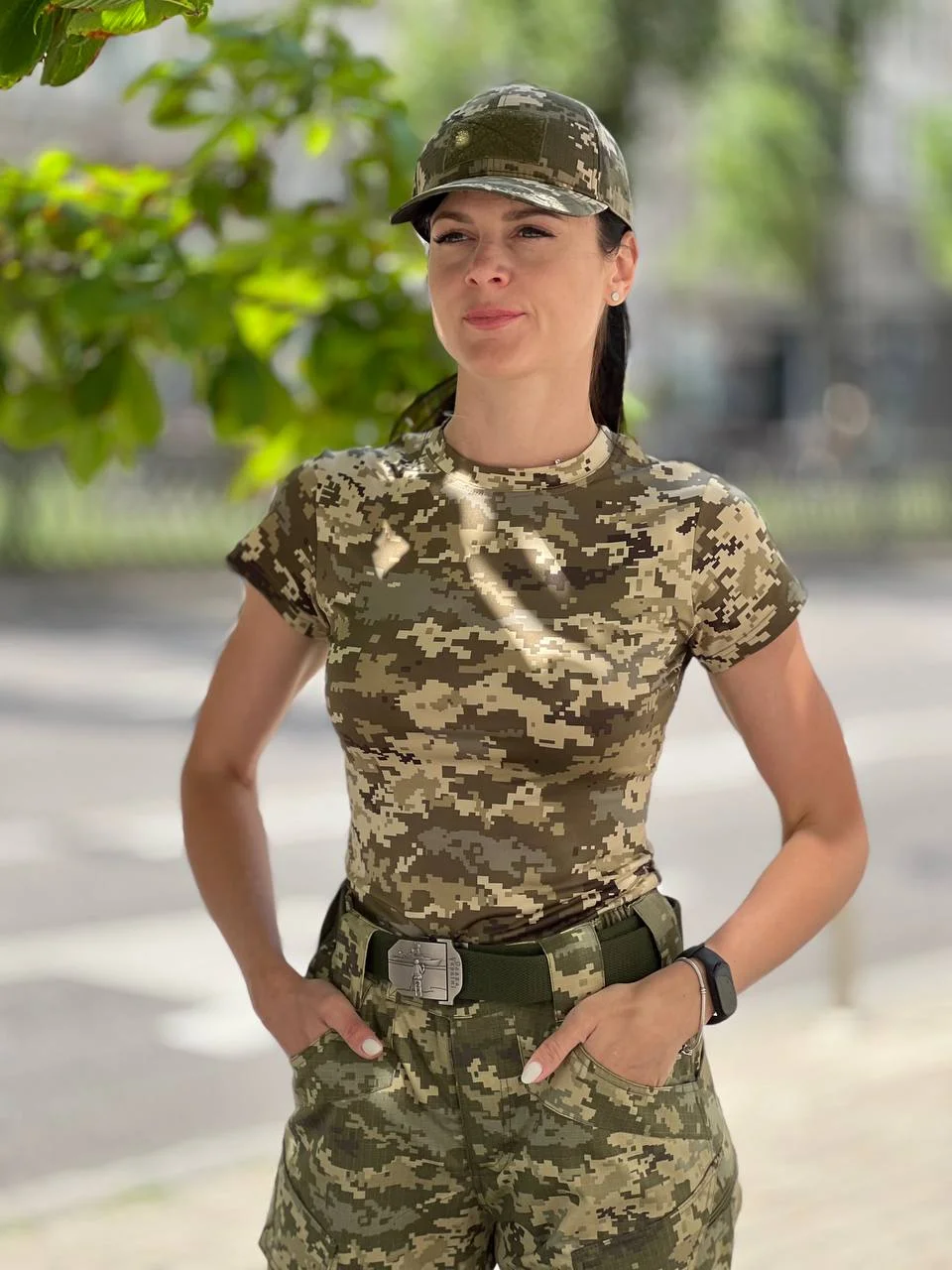 Футболка військова жіноча SM Singl M Піксель (11290279)