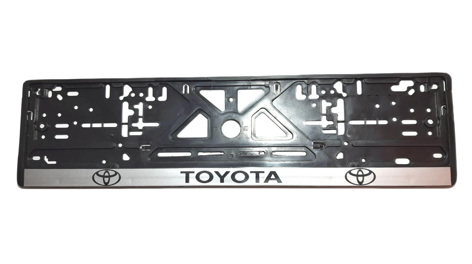 Рамка номера TOYOTA книга с серой полосой (278331)