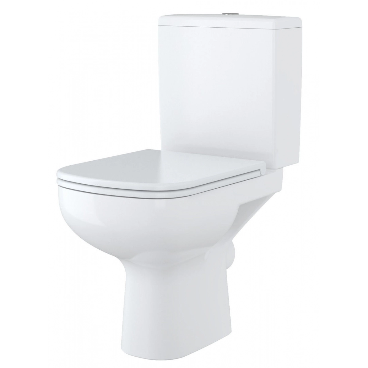 Компакт Cersanit Colour CleanOn горизонтальний злив/3/6 л/нижнє підведення води/дюропластове сидіння повільного падіння (160424311)