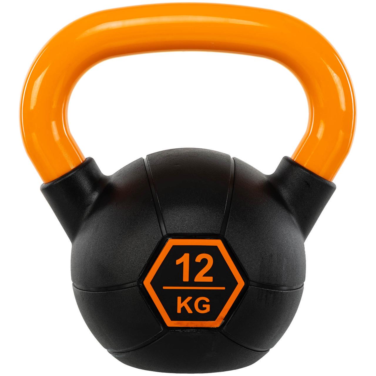 Гиря тренировочная цельная kettlebell LiveUp UAZE5336-12 Urethane competition 12 кг (2532856128)