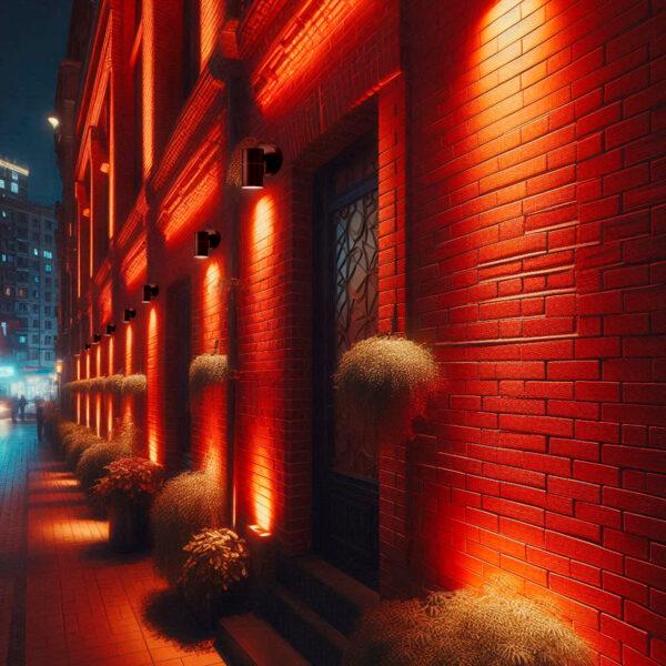 Светильник уличный настенный Eurolamp для ламп LED GU10 Черный (26137683) - фото 4