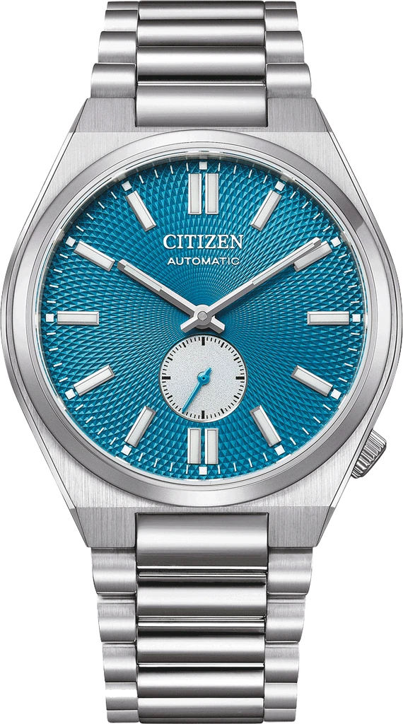 Наручний годинник чоловічий Citizen NK5010-51L Tsuyosa Collection механічний із сапфіровим склом/сталевим корпусом та синім циферблатом