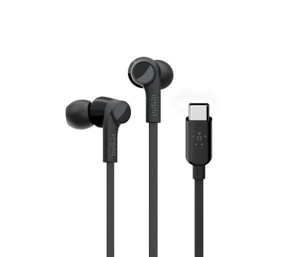 Навушники з мікрофоном Belkin SOUNDFORM USB-C In-Ear Headphone Black (G3H0002btBLK)