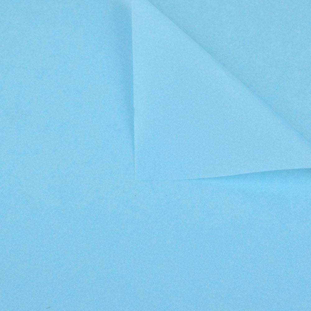 Бумага тишью в листах 50x70 см 40 шт. Голубой (NR0240_1)