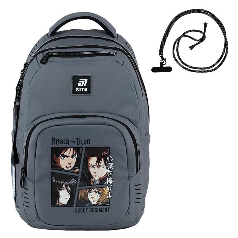 Рюкзак KITE teens аниме Атака Титанов 44 см (AT25-903L)