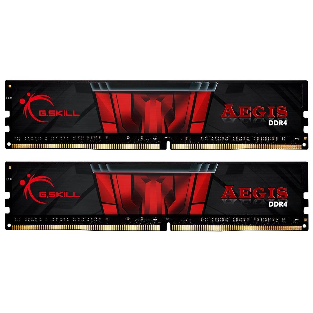 Модуль памяти G.Skill Aegis DDR4 2x16 Gb 3000MHz Black/Red (620157) - фото 2