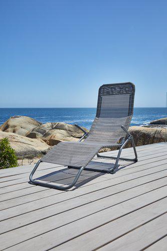 Шезлонг 60x168 см Cірий (a533feb6) - фото 4 Шезлонг 60x168 см Cірий (a533feb6) - фото 4